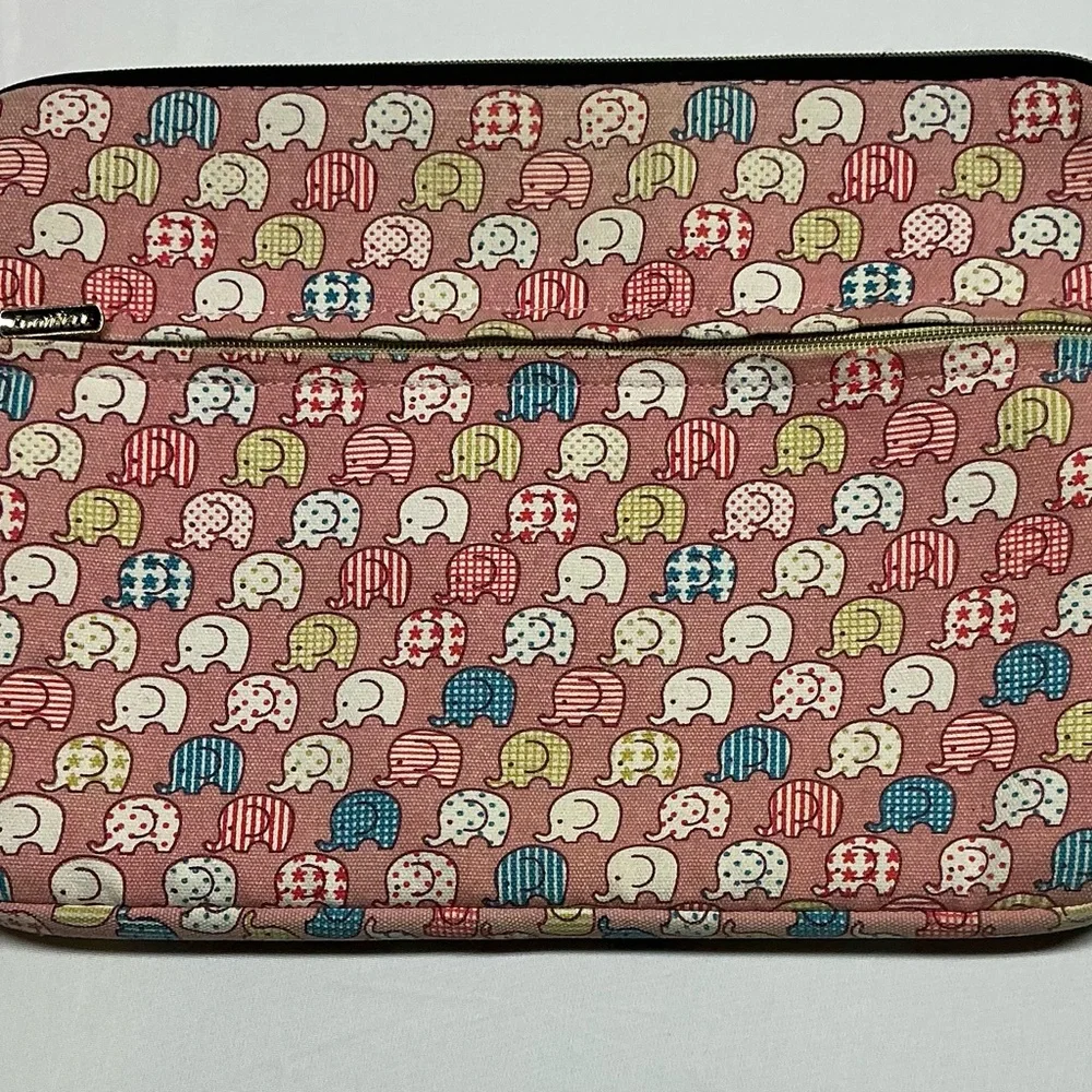 CoolBELL Elephant Print Laptop / iPad Protective Sleeve Approx. 14” x 10”